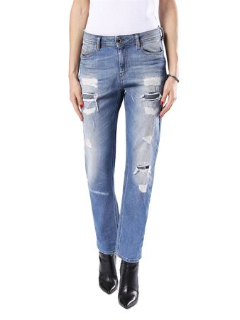 Diesel Reen 0674Q Stretch Damen Jeans Regular Straight