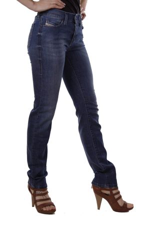Diesel Damen Straitzee-R R6X38 Jeans Regular Slim Straight