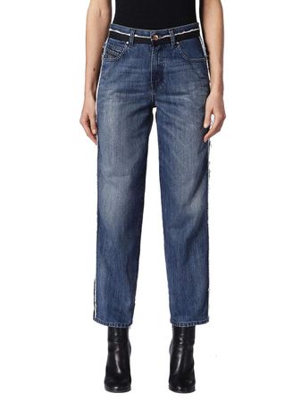 Diesel Niclah-E 084TE Damen Jeans Regular Straight