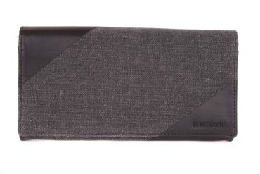 Diesel "BLOCKIN' TOO DENIM" 24 A DAY  Wallet Herren Geldbörse Grau 0220-228