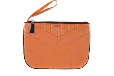 Diesel  "LE-ZIPPER" KLAIRE  Wrist Pouch Tasche Orange-Schwarz 0220-349