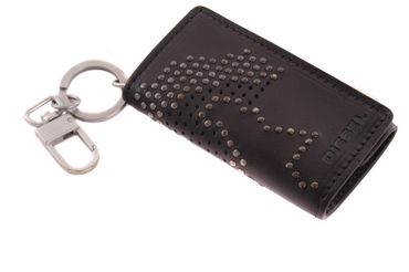 Diesel "STUDDLER" KEYCASE  Schlüsselanhänger Schwarz 0220-365