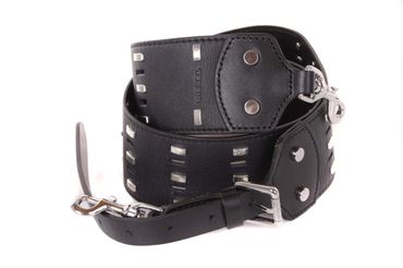 Diesel "BEAUTYSTRAP" LEATHER Schulterriemen Damen Schwarz 0220-582