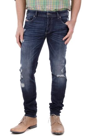 Diesel Troxer R8KJ4 Herren Jeans Hose Regular Slim Skinny