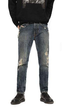 Diesel Mharky 084ZM Herren Jeans Hose Regular Slim Skinny