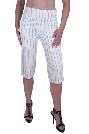 Diesel Damen "Miracl Pantalone" Caprihose Weiß