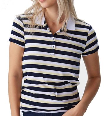 Tommy Hilfiger Damen Poloshirt NEW CHIARA STR PQ