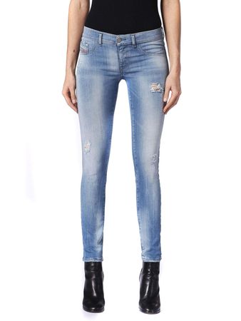 Diesel Livier-S 084QI Damen Jeans Hose Slim Jeggins