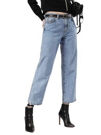 Diesel Niclah-E 084RE Damen Jeans Regular Straight