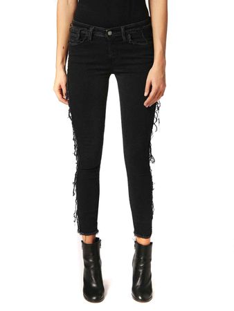 Diesel Slandy-SP 0688G Damen Jeans Slim Straight