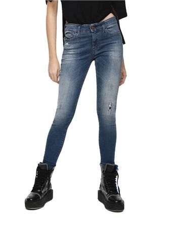 Diesel Slandy 084MU Damen Jeans Slim Straight