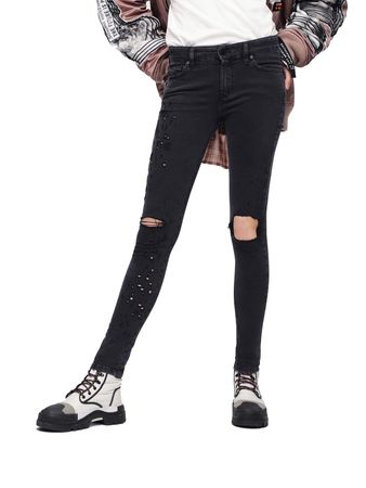 Diesel Slandy 085AW Damen Jeans Slim Straight