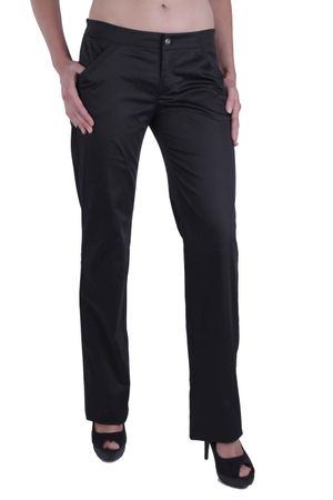 Versace VJC Damen Hose Businesshose Slim Fit Schwarz