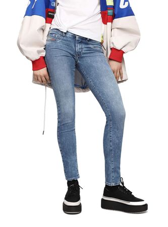 Diesel Livier-S 084YL Damen Jeans Hose Slim Jeggins