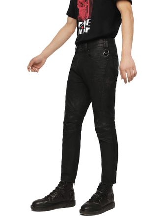 Diesel Blanck 0671E Herren Jeans Hose Slim Skinny