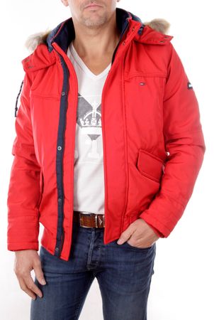 Tommy Hilfiger TECH BOMBER Herren Jacke Rot