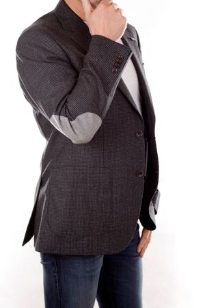 Tommy Hilfiger Herren Blazer Sakko Grau Kariert