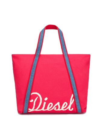 Diesel Damen"CANVAS JP" BAG  Shopper Tasche Rot 0220-002