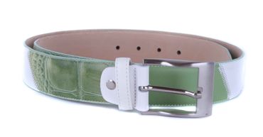 Echtleder Gürtel Ledergürtel Belt Gürtel Italy Gr. XL (105 cm)