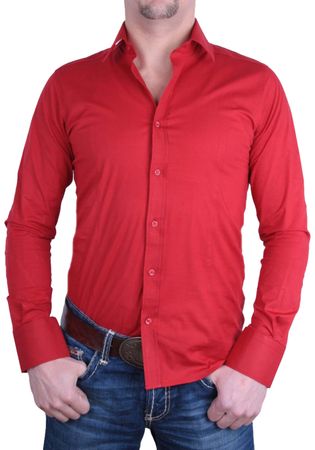 Cipo & Baxx Hemd Club Freizeithemd Langarm Slim fit