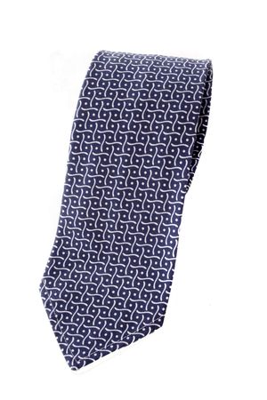 Emporio Armani Herren Krawatte Light 100% Seide Blue #30