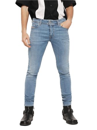 Diesel Sleenker  086AK  Herren Jeans Hose Slim Skinny