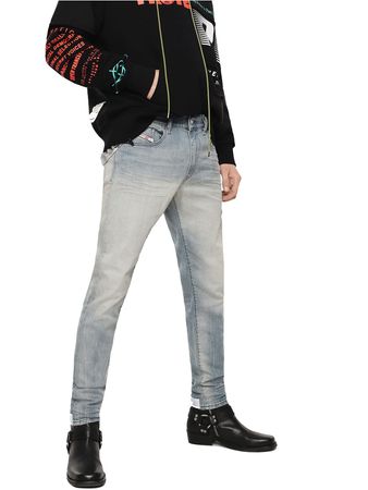 Diesel D-Strukt 081AP Herren Jeans Hose Slim Tapered