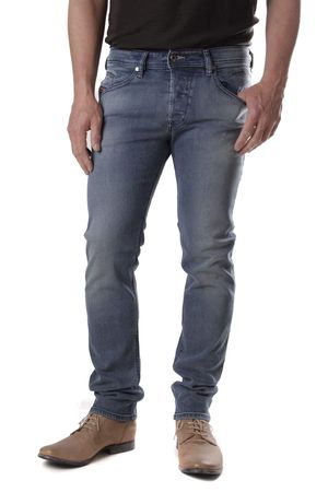 Diesel Belther 084RB Herren Jeans Hose Regular Slim Straight