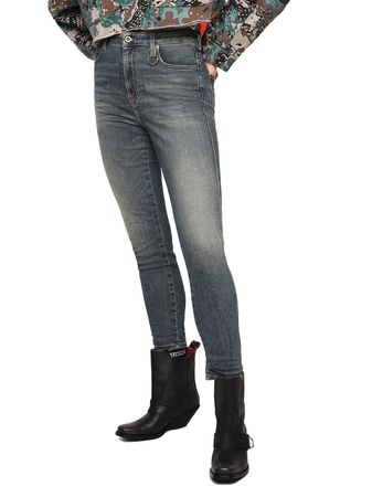 Diesel Babhila-High 086AU Damen Jeans Skinny Slim