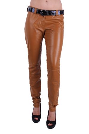 Dolce & Gabbana D&G Lederhose Hose Skinny Leder Gr. 34 - 40