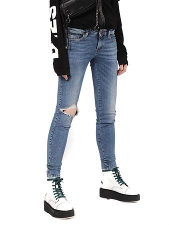 Diesel Gracey 069AI Damen Jeans Hose Slim Skinny