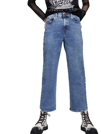 Diesel Widee 087AR Damen Jeans Hose Culotte Straight