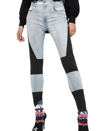 Diesel Slandy-High-SP 0890M Damen Jeans Slim Straight