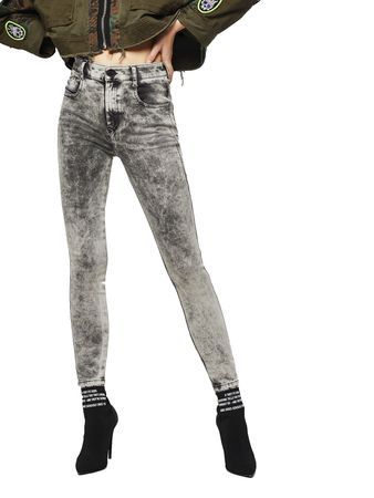 Diesel Slandy-High 069GQ Damen Jeans Slim Straight