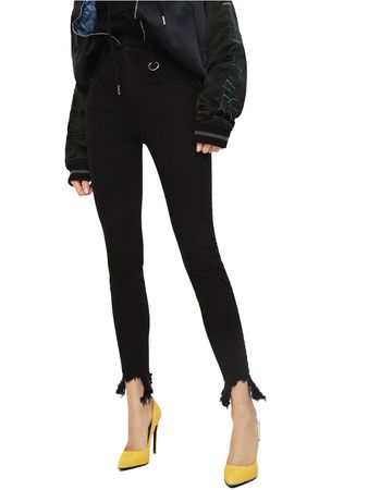 Diesel Slandy-High 085AV Damen Jeans Slim Straight