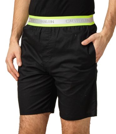 Calvin Klein Herren Pyjamahose Schlafshorts 2er Pack  000NM1776E-001 Schwarz