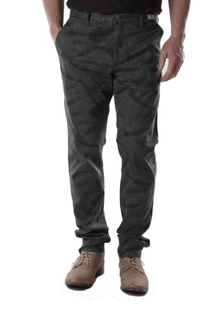 Tommy Hilfiger Herren Pants Denton Chino Str Twill Leaf Printed