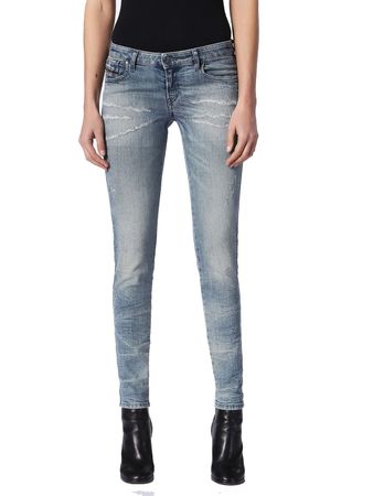 Diesel Gracey 0689M Damen Jeans Hose Slim Skinny