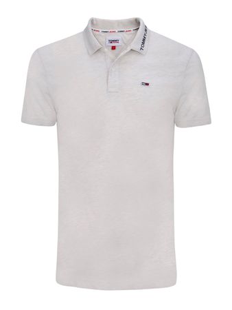 Tommy Jeans Herren Poloshirt REG JERSEY POLO DM0DM10917-YBR Hellgrau