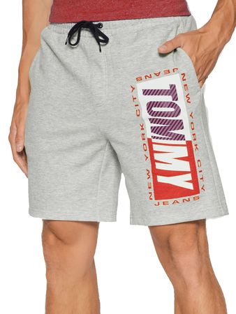 Tommy Jeans TJM ESSENTIAL LOGO Short Herren Sweatshorts Grau