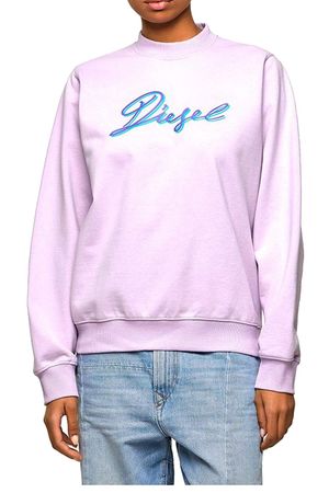 Diesel Damen F-Ang-K15 SWEATER Sweatshirt Rosa