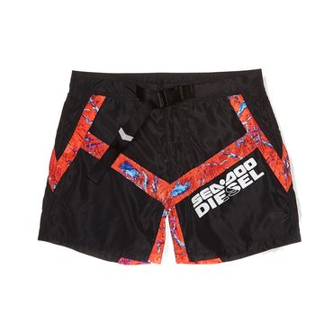 Diesel Herren BMBX-CAYBAYDOO BOXERS Badehose Schwarz #029