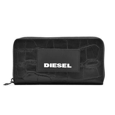 Diesel Herren "Corbolus 24-Zip Wallet Geldbörse Schwarz 1022-641