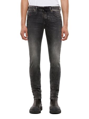 Diesel Thommer 009KC Herren Jeans Joggjeans Regular Slim Skinny