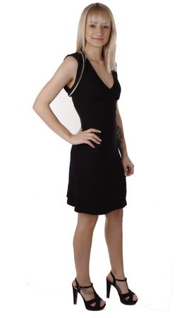 Diesel Black Gold Kleid Borealis Schwarz