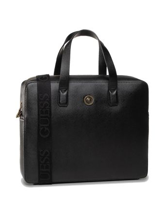 GUESS Herren Tasche "Labtoptasche King" Schwarz #GU605