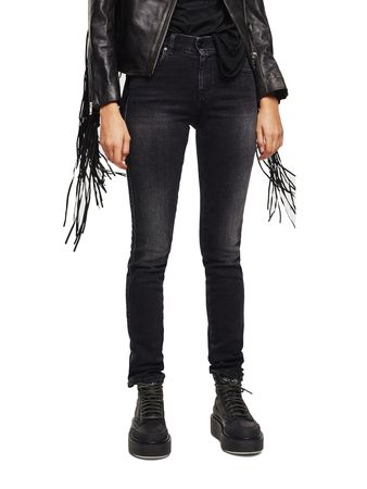 Diesel Sandy 0096P Damen Jeans Hose Slim Straight