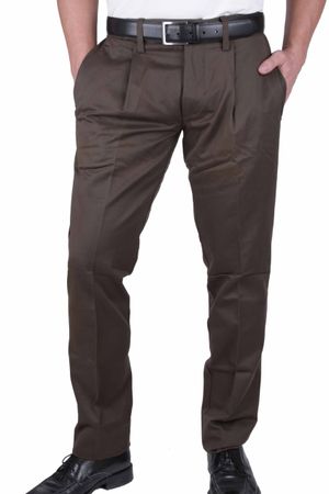 Diesel Herren Hose Bundfaltenhose Phijos Braun Gr. W28