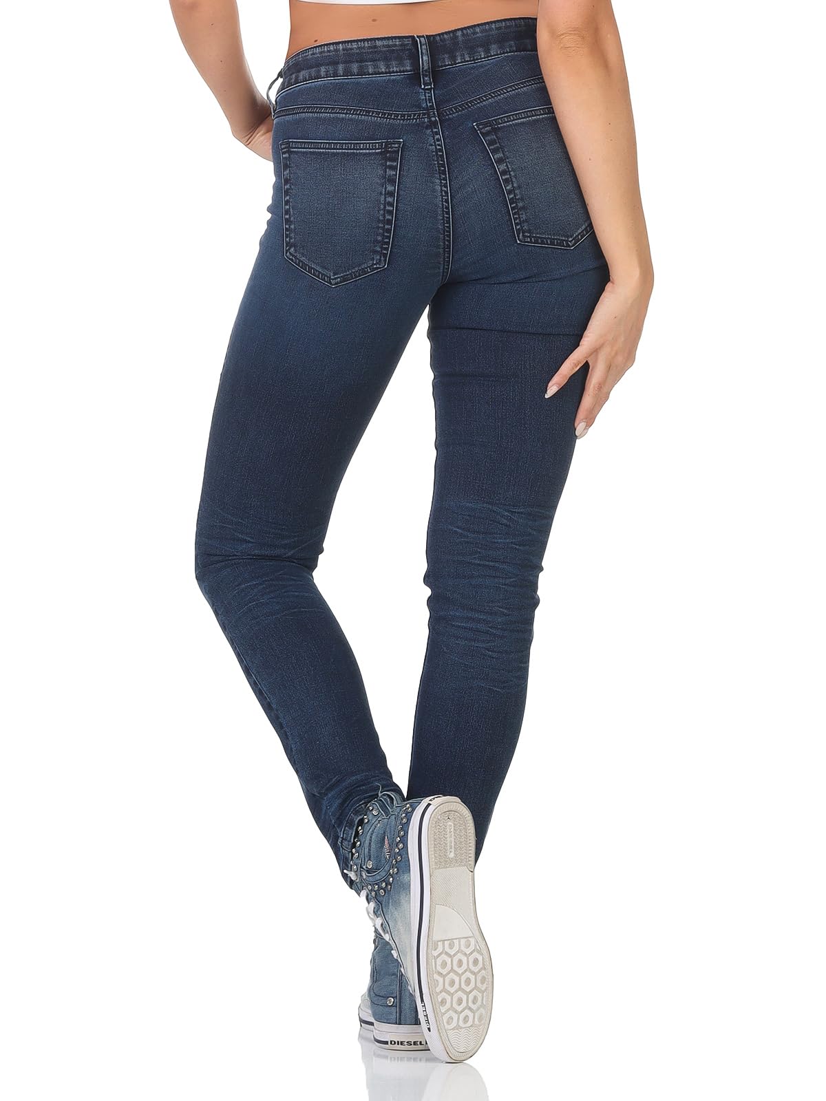 Diesel D-Ollies Jogg Jeans 069VH Women's Skinny | eBay