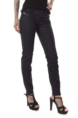 Diesel Damen Jeans Hose Skinny Brucke 008AA Dunkelblau